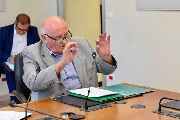 Firmatario del Comitato spontaneo di Villa Santa Maria durante l'audizione a L'Aquila