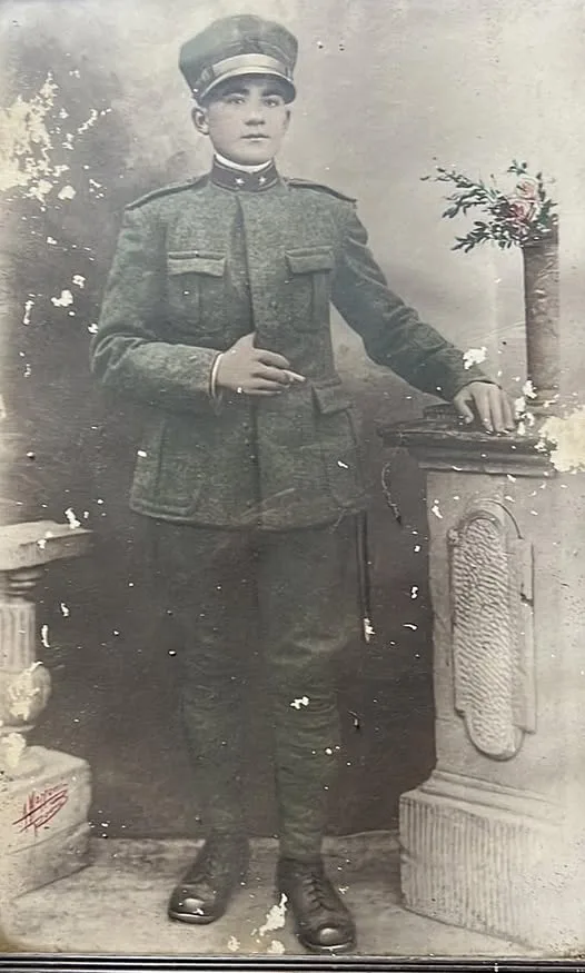 Mercurio Carbonetta in divisa del Regio Esercito