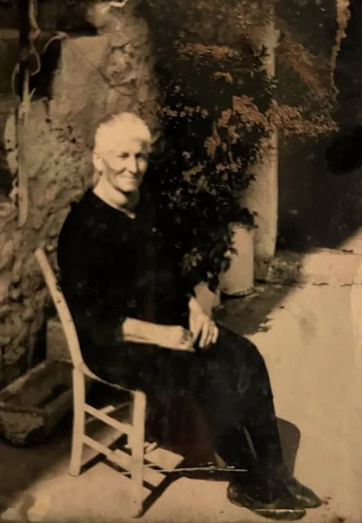 Nonna Amalia Di Sciullo in fotografia d'epoca